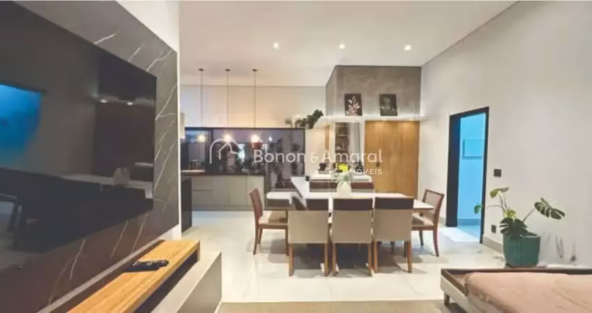 Casa em condomínio à venda com 200 m², 3 suítes , espaço gourmet e piscina no swiss park em campinas/sp