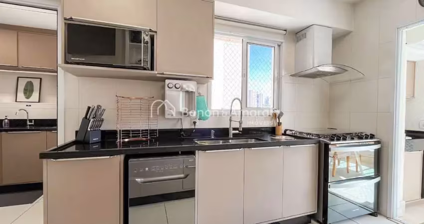 Apartamento à venda com 136 m², 3 suítes, região do taquaral - campinas.