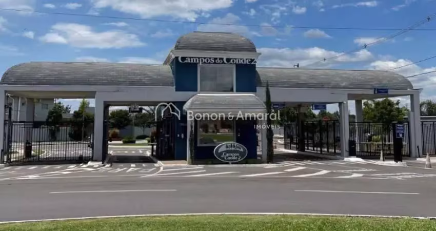 Terreno à venda no condomínio campos do conde 2, cascata, em paulínia.