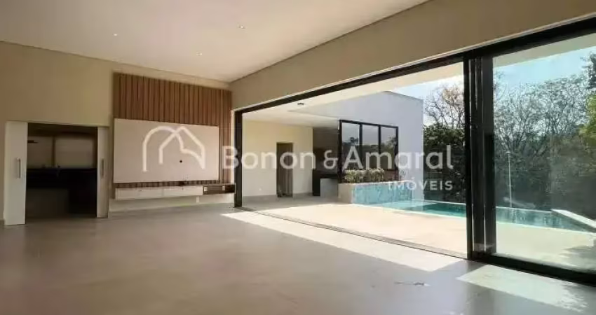 Casa para locação no parque das sapucaias, com 370 m², 4 suítes, ambientes integrados e espaço gourmet