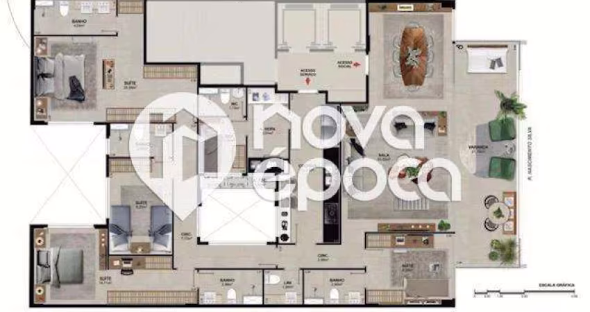 Apartamento com 4 quartos à venda na Rua Nascimento Silva, Ipanema, Rio de Janeiro