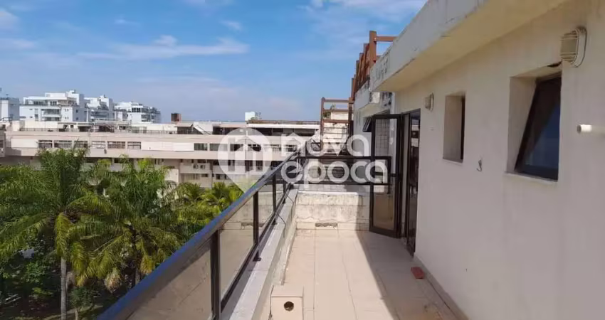 Barra da tijuca | cobertura 3 quartos, sendo 1 suite