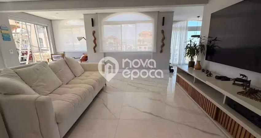 Recreio dos bandeirantes | cobertura 3 quartos, sendo 1 suite