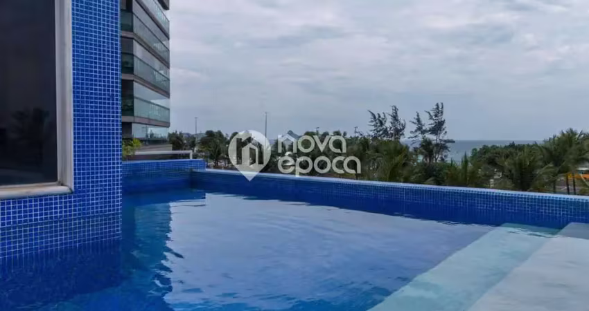Barra da tijuca | cobertura 4 quartos, sendo 3 suites