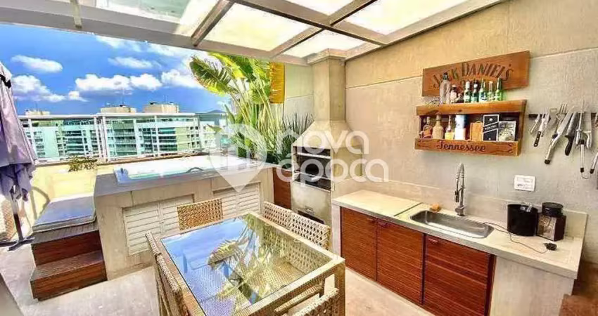 Recreio dos bandeirantes | cobertura 3 quartos, sendo 1 suite