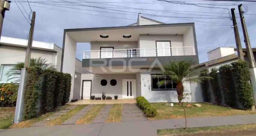 Casa de luxo em condomínio com piscina e campo de futebol no Eldorado, São Carlos