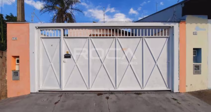 Casa Padrão para Alugar na Vila Brasília, São Carlos - 2 dormitórios, 2 garagens
