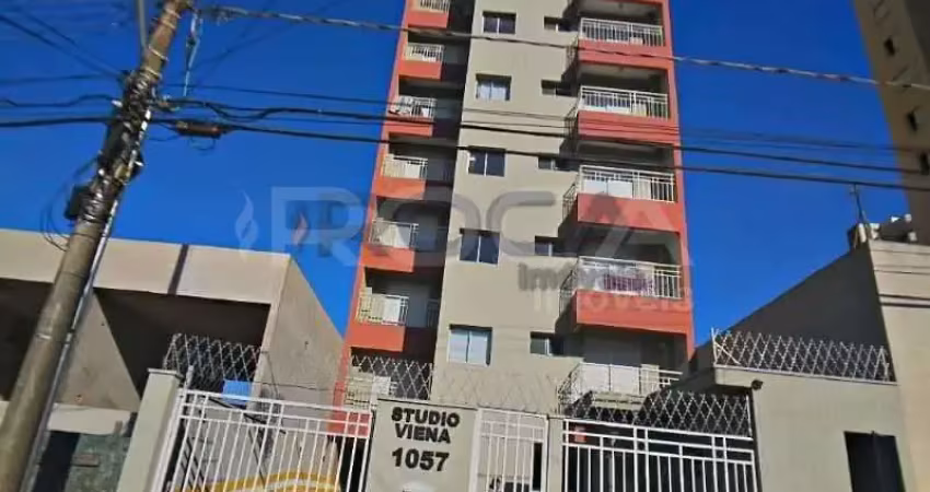 Apartamento à venda no Centro de São Carlos: 1 dormitório, 1 banheiro, cozinha e sala!