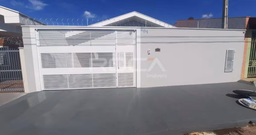 Casa padrão com 3 dormitórios e garagem no bairro São João Batista, São Carlos