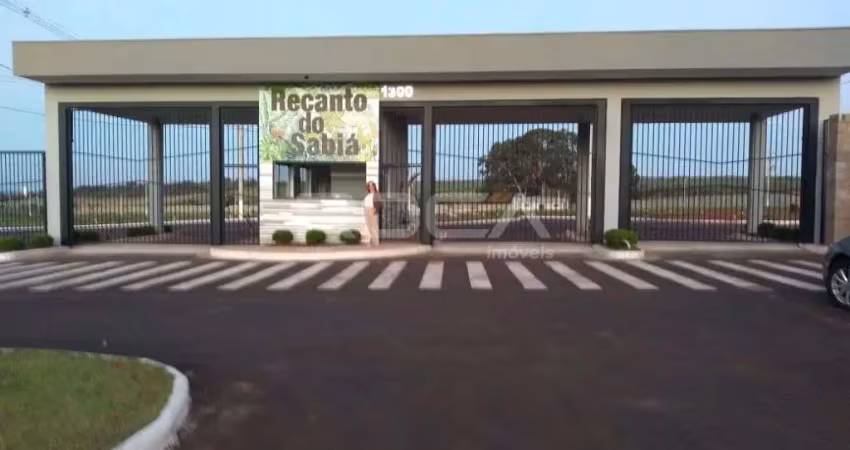 Terreno à venda no bairro recanto do sabiá em são carlos