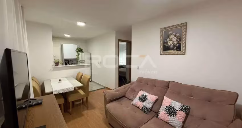 Apartamento à venda no jardim hikare, são carlos: 2 dormitórios, garagem e sala