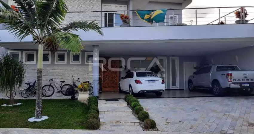 Sobrado de luxo com 4 suítes no Residencial Damha em São Carlos