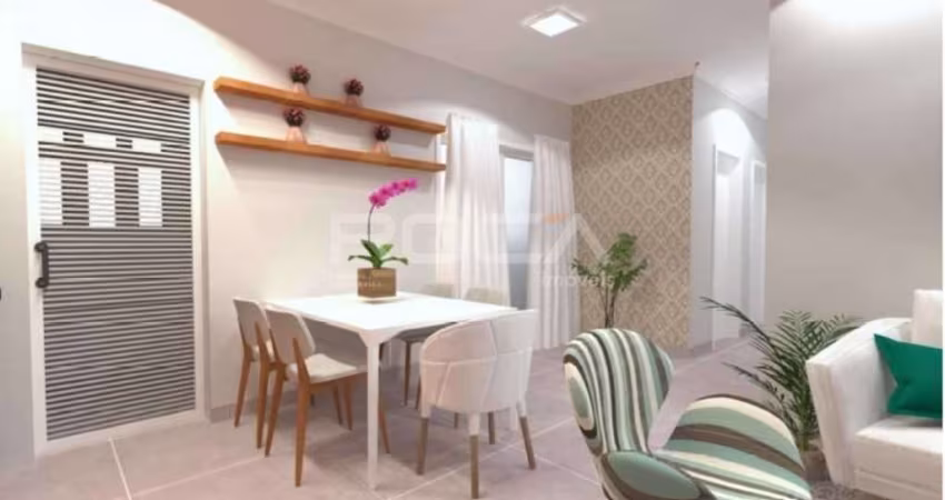Apartamento de 2 dormitórios à venda no Jardim Santa Paula, São Carlos