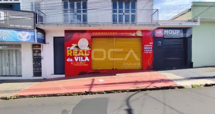 Excelente Salão Comercial para Alugar na Vila Prado, São Carlos