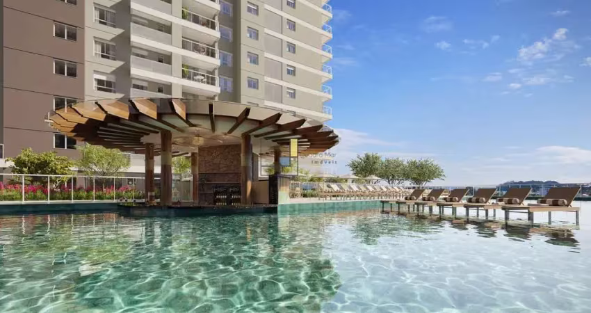 Apartamento 3 dorm, sendo 1 suíte em homme club, praia da armação penha sc.