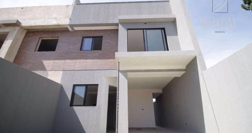 Sobrado com 3 dormitórios à venda, 142 m² por R$ 697.000,00 - Santo Inácio - Curitiba/PR
