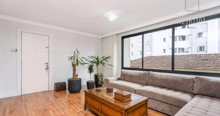 Apartamento com 4 dormitórios à venda, 145 m² por r$ 1.070.000,00 - vila izabel - curitiba/pr