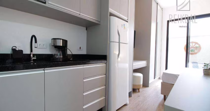 Apartamento Garden com 1 dormitório para alugar, 29 m² por R$ 3.000/mês - Portão - Curitiba/PR