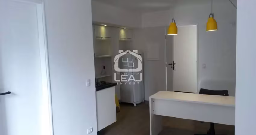 Studio inteiramente mobiliado e equipado à venda, excelente localização, 24 m², 1 banheiro por r$36