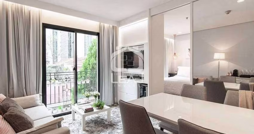 Apartamento mobiliado de 43 m² para venda no  Itaim Bibi, São Paulo, SP