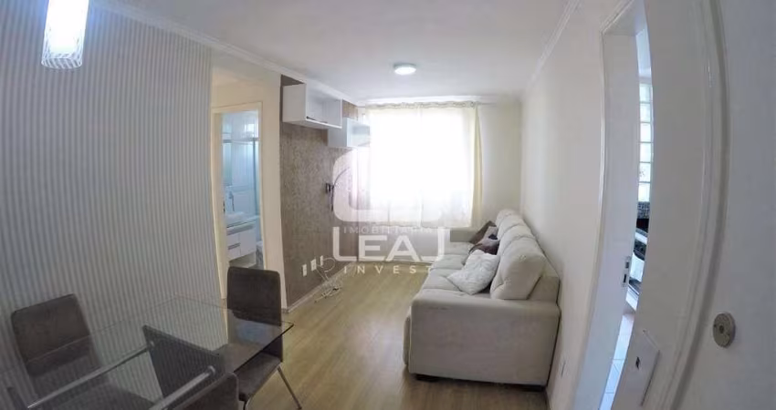 Apartamento MOBILIADO à venda no MORUMBI, 55m², 2 dormitórios, 1 vaga garagem - R$ 350.000,00 - Jar