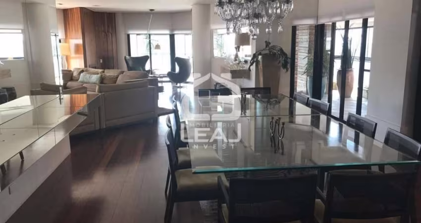 Apartamento para Locação Mobiliado no Panamby, 430 m²,  com 4 Suítes, 4 Vagas, Varanda com Piscina