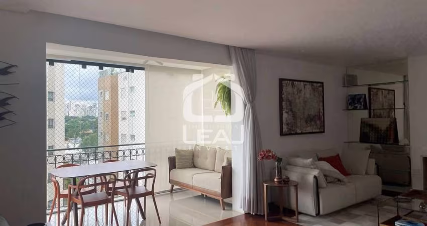 Apartamento à venda no Brooklin Novo, 200m², 3 Suítes, 4 vagas de garagem, Lazer Completo, R$ 2.200