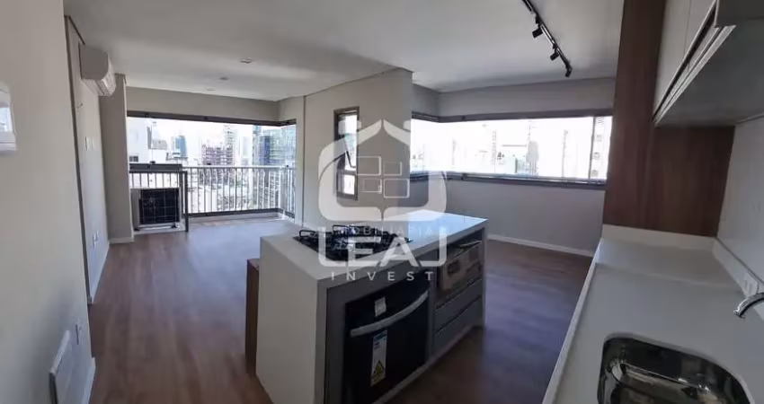 Apartamento mobiliado para locação, 61m², indianópolis, 2 dormitórios, 1 vaga - r$ 10.916,00 (pacot