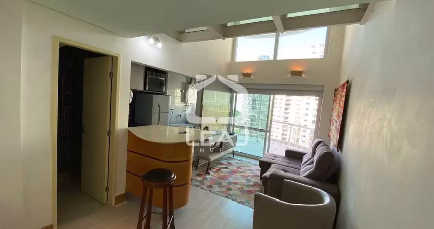 Apartamento duplex mobiliado para locação, 50m², moema, r$ 6.530,00 (pacote) - são paulo, sp