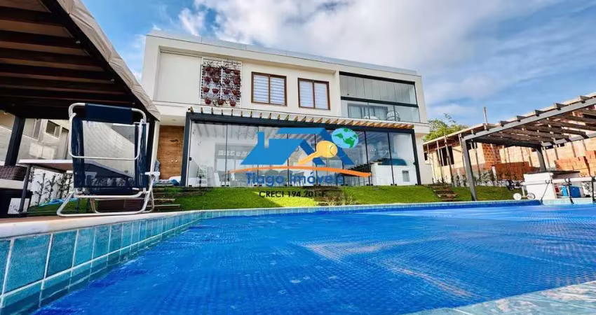 Casa a venda em condomínio em piracaia com acesso a represa