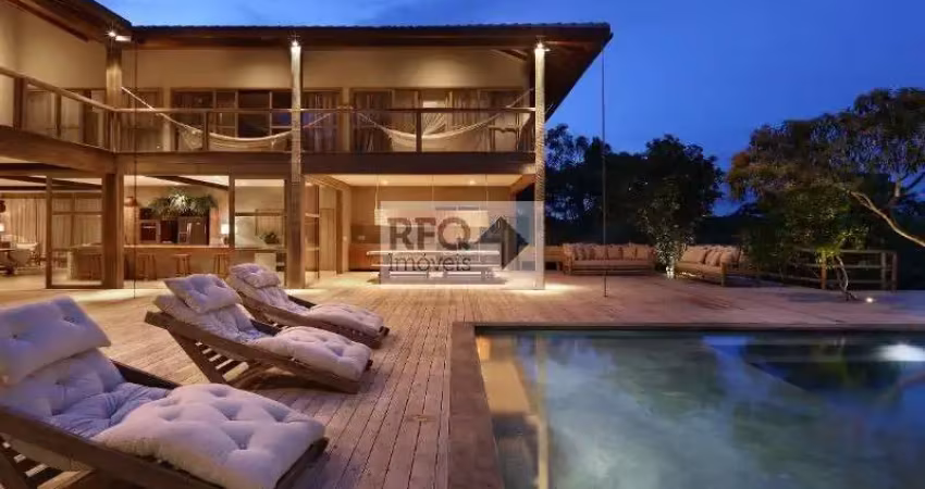 Refúgio dos sonhos em trancoso: bela casa com vista para o vale e o mar, piscina e conforto excepcional