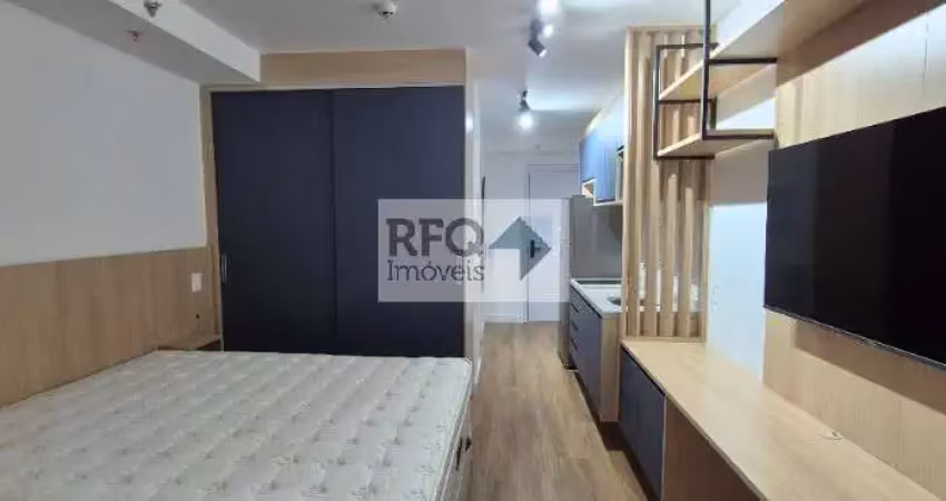 Studio moderno para locação em condomínio na vila mariana, são paulo-sp: 1 quarto, 1 sala, 1 banheiro, 31m². venha conferir!