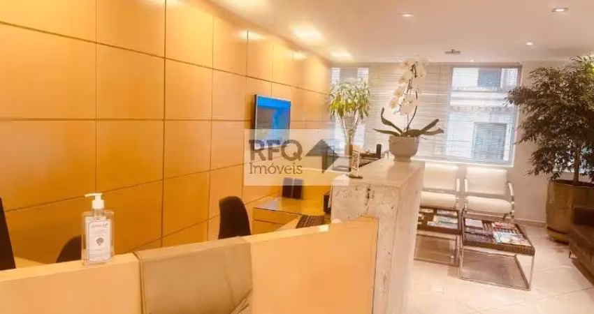 Conjunto comercial de luxo no itaim bibi: 3 salas, 3 banheiros, 3 vagas de garagem e 104m² de área!