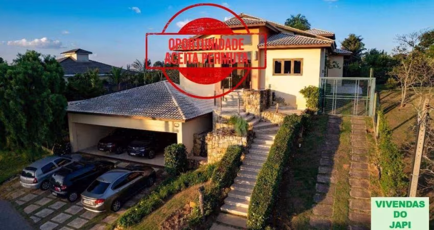 Casa à venda/permuta Cond. Vivendas Japi, 508 m², R$ 2.599.000 , Medeiros, Jundiaí-SP