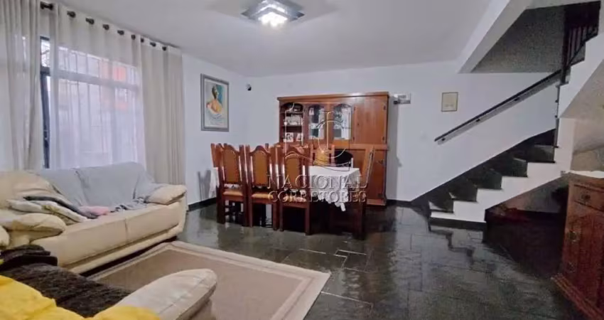 Sobrado com 4 dormitórios à venda, 189 m² - jardim - santo andré/sp