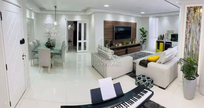 Apartamento à venda, 3 quartos, 2 suítes, 2 vagas, vila assunção - santo andré/sp