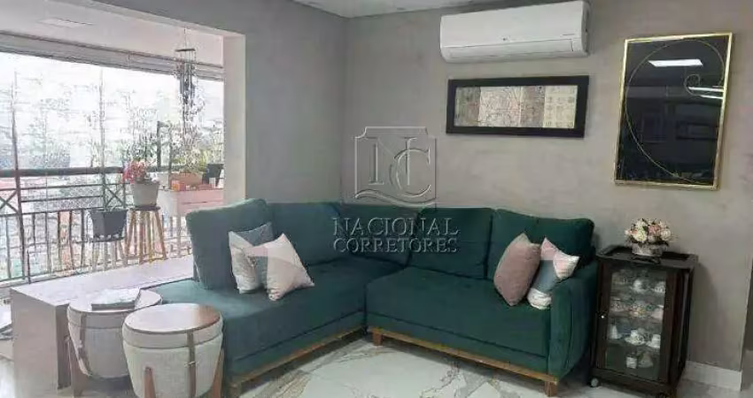 Apartamento à venda, 3 quartos, 1 suíte, 2 vagas, jardim - santo andré/sp