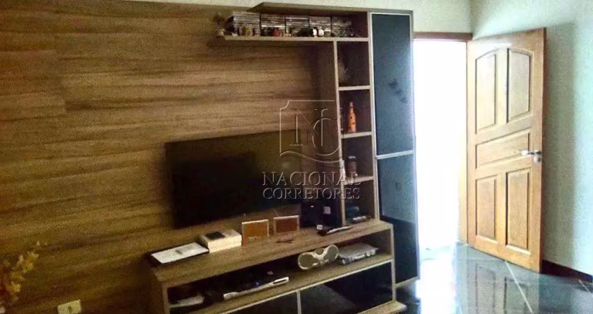 Casa com 2 dormitórios à venda, 126 m²- jardim cristiane - santo andré/sp