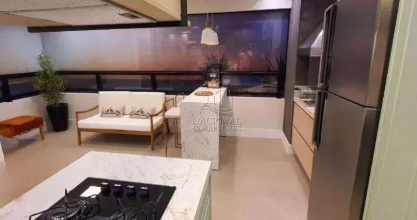 Apartamento com 3 dormitórios à venda, 92 m² - campestre - santo andré/sp