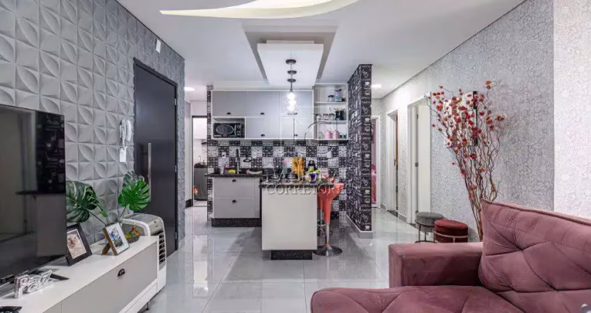 Apartamento com 3 dormitórios à venda, 75 m² por r$ 535.000,00 - vila pires - santo andré/sp