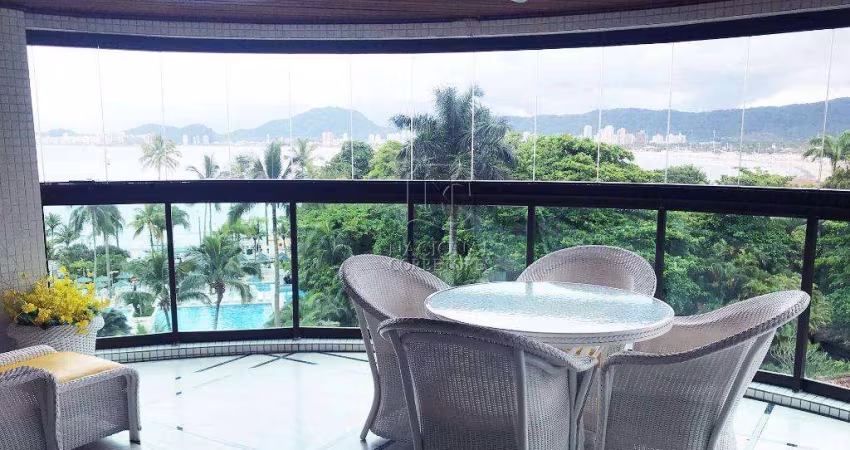 Apartamento à venda, 224 m² por R$ 2.100.000,00 - Tortuga - Guarujá/SP
