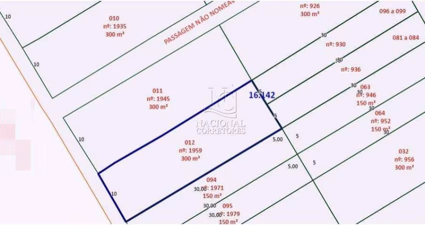 Terreno à venda, 300 m² por R$ 1.070.000,00 - Parque Novo Oratório - Santo André/SP