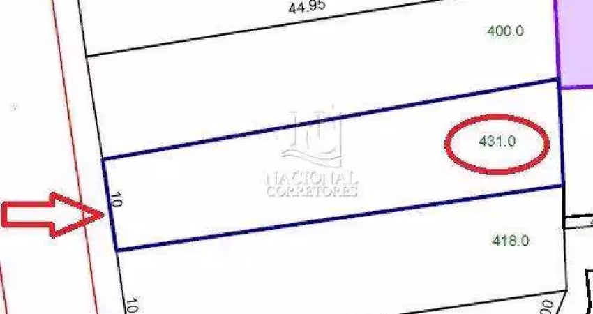 Terreno à venda, 431 m² por r$ 1.275.000,00 - santa teresinha - santo andré/sp
