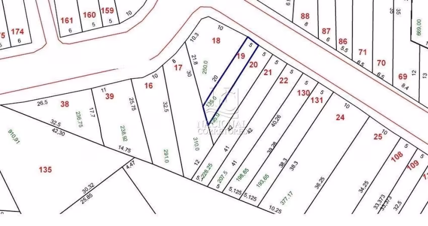 Terreno à venda, 135 m² por R$ 280.000,00 - Vila Eldízia - Santo André/SP