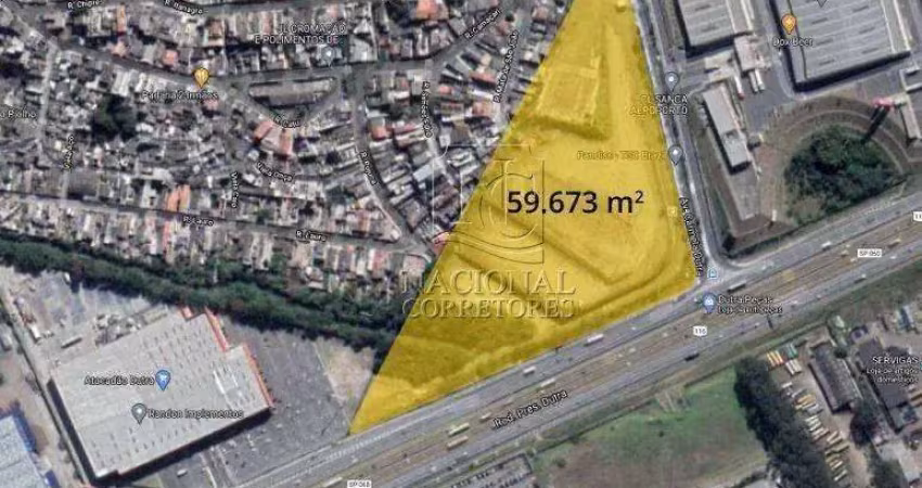 Terreno à venda, 59600 m² - jardim cumbica - guarulhos/sp