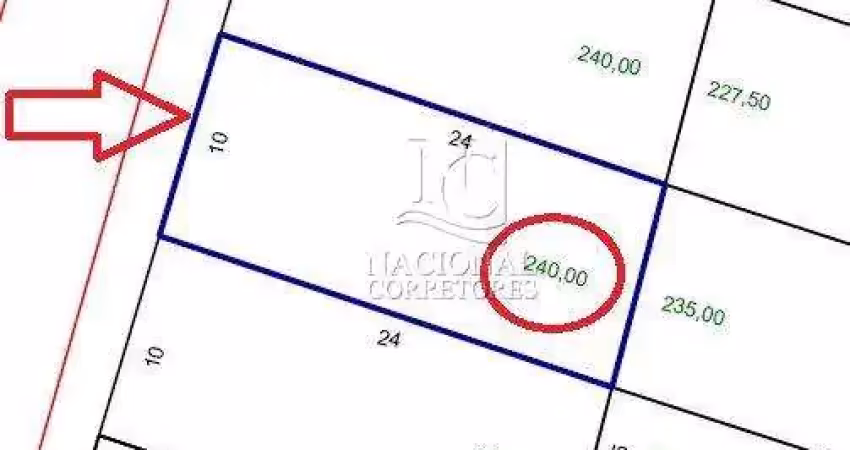 Terreno à venda, 240 m² por r$ 420.000,00 - vila camilópolis - santo andré/sp