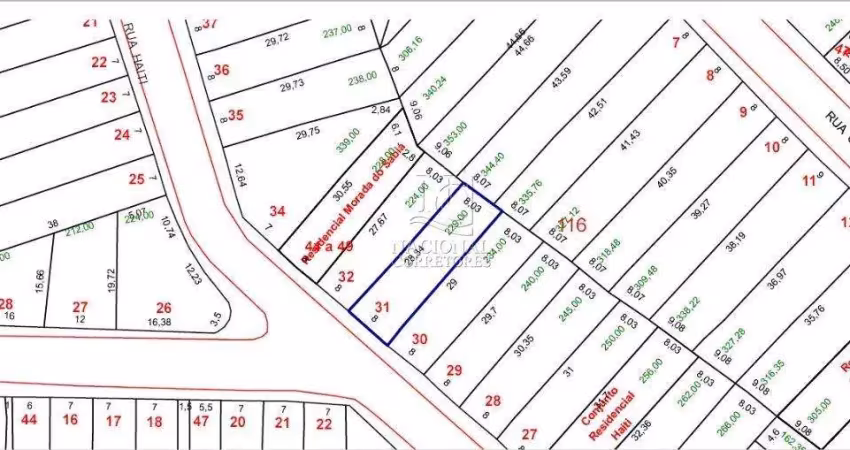Terreno à venda, 229 m² por r$ 680.000,00 - parque das nações - santo andré/sp