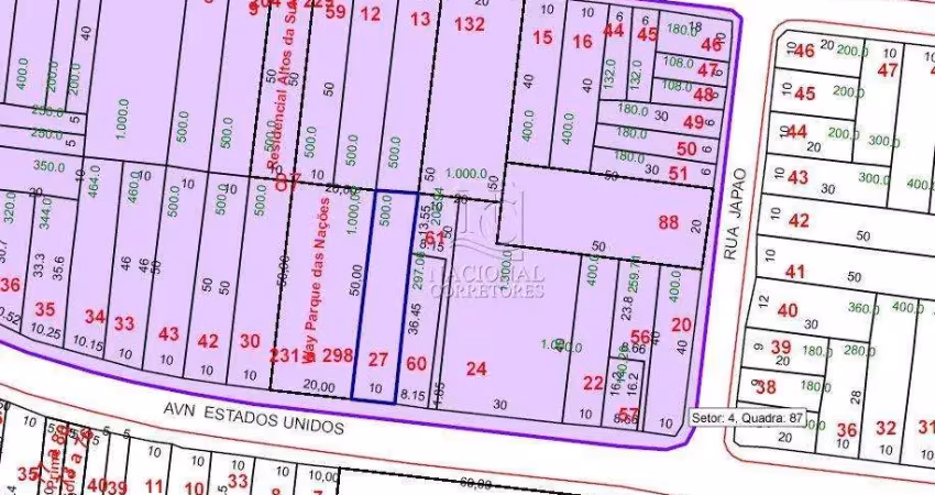 Terreno à venda, 500 m² por r$ 1.380.000,00 - parque das nações - santo andré/sp