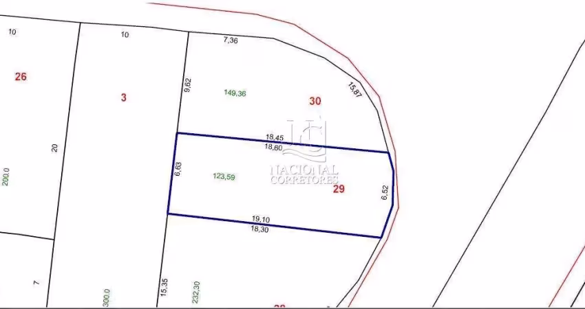 Terreno à venda, 355,89m² por r$ 1.100.000 - parque das nações - santo andré/sp