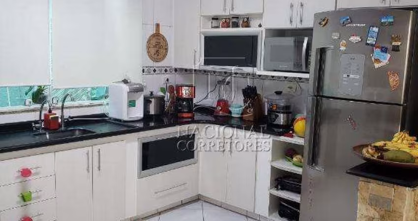 Sobrado com 3 dormitórios à venda, 109 m² - Utinga - Santo André/SP